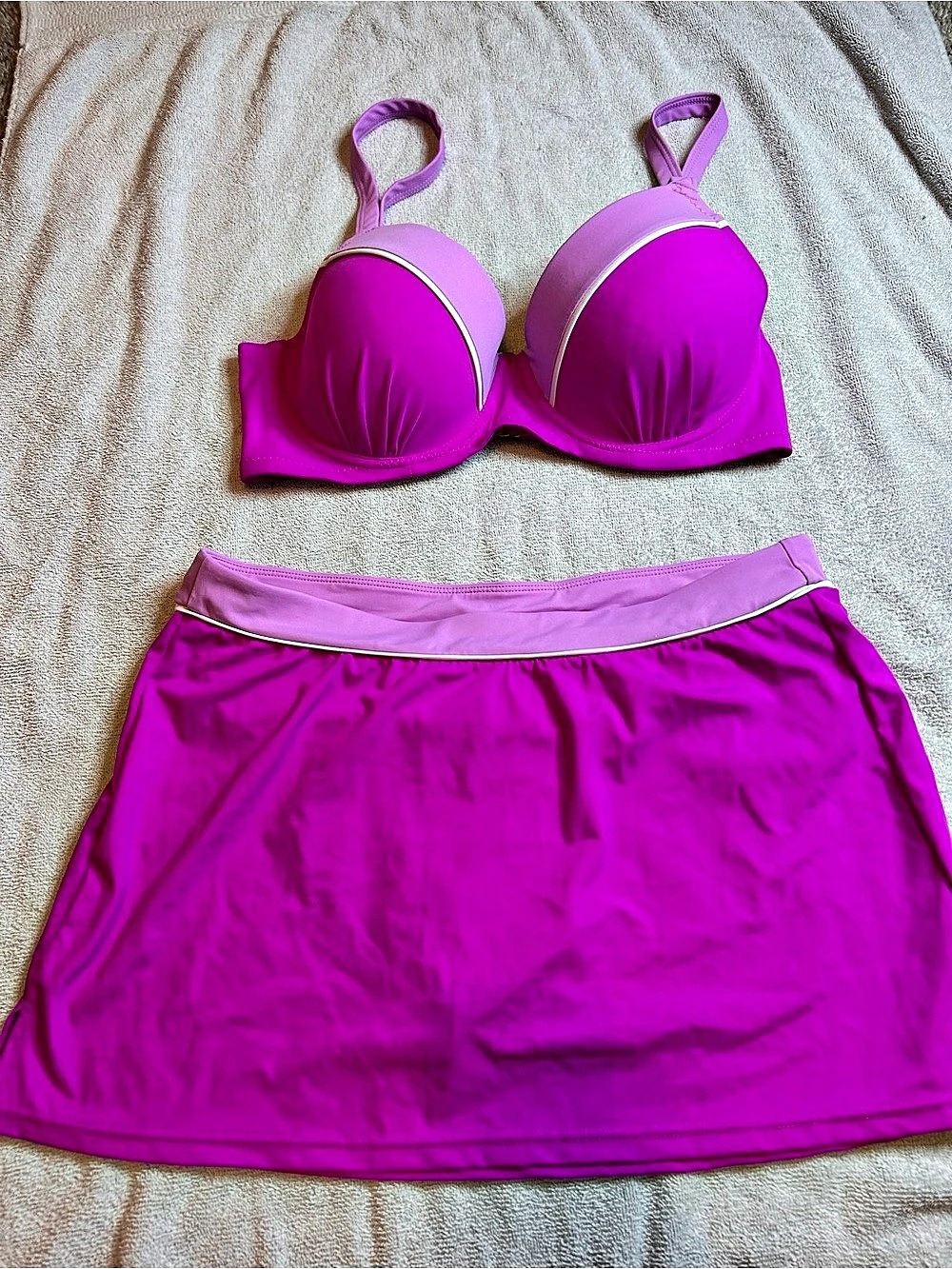 Swimsuits For All Pink Bikini Set Size 10 NWT